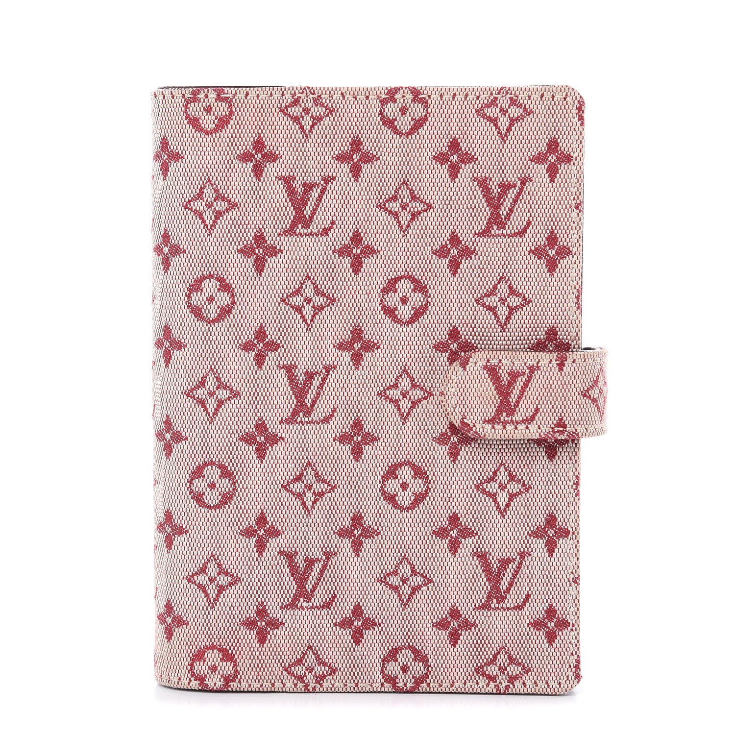 Louis Vuitton Mini Lin Small Ring Agenda Cover Cherry 1 of 9