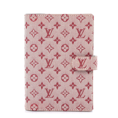 Louis Vuitton Mini Lin Small Ring Agenda Cover Cherry 1 of 9