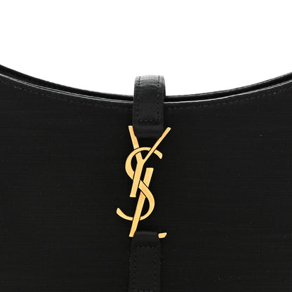 Saint Laurent Satin Le 5 A 7 Mini Hobo Black 8 of 10