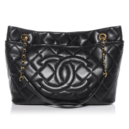 Chanel Caviar CC Timeless Tote Black 1 of 8