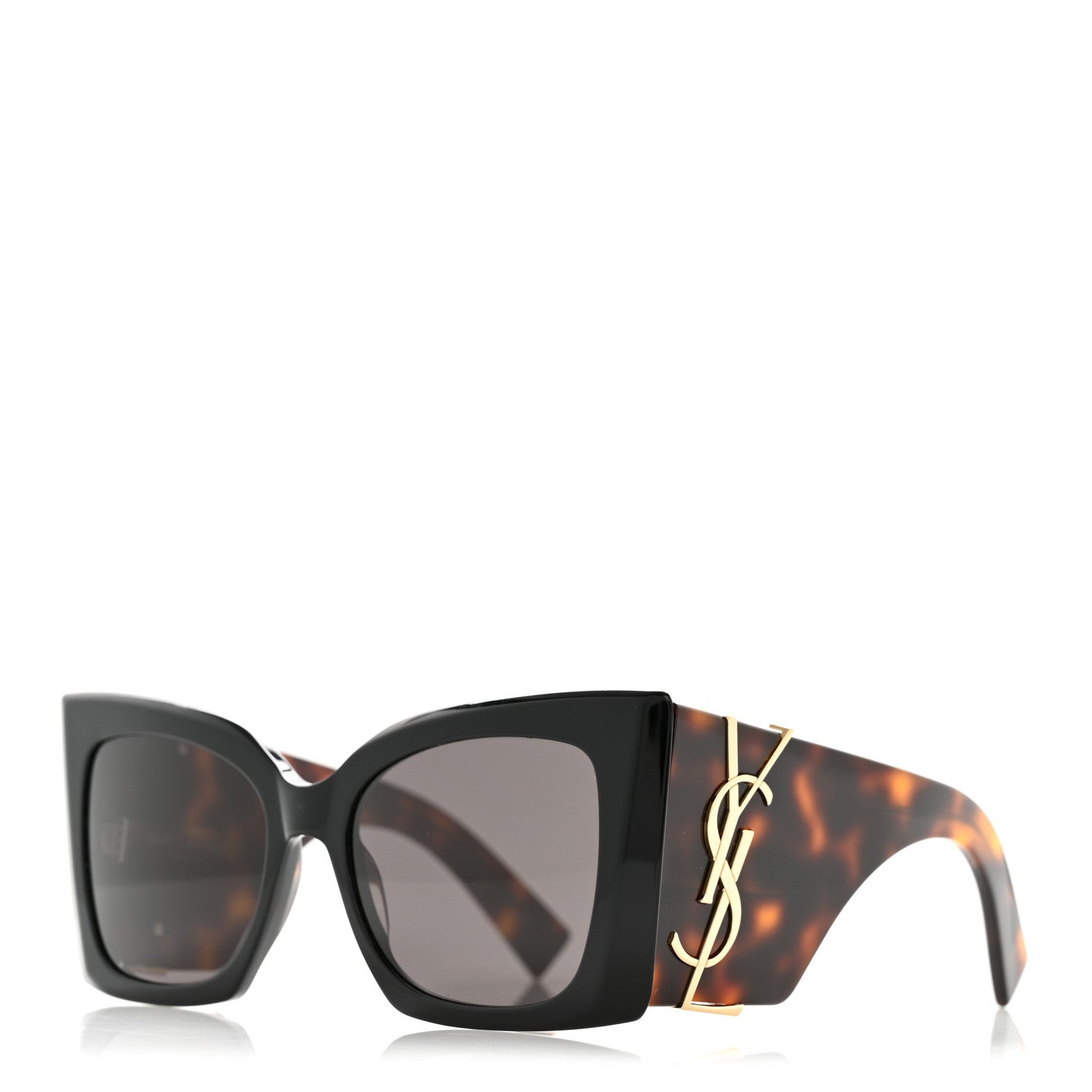 Saint Laurent Acetate Blaze Sunglasses SL M119 Tortoise 1 of 9