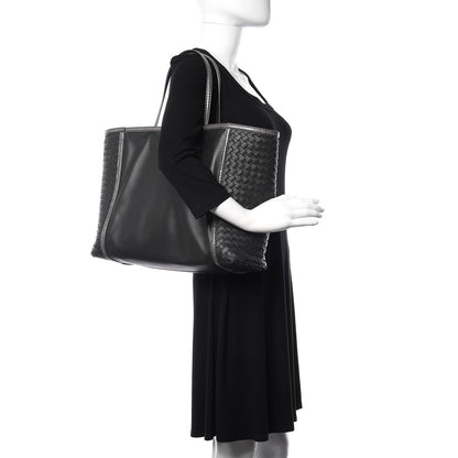 Bottega Veneta Nappa Ayers Intrecciato Tote Grey 2 of 9