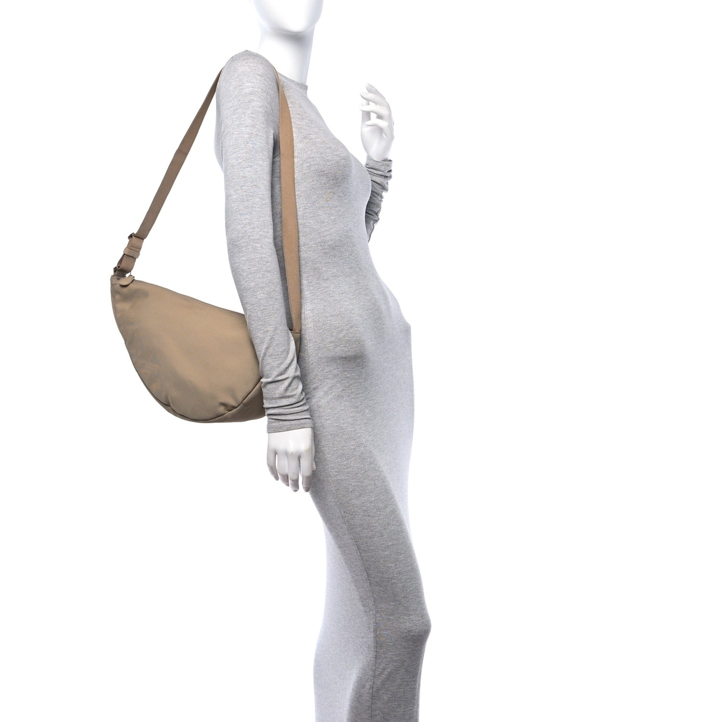 Nylon Slouchy Banana Two Bag Dune
