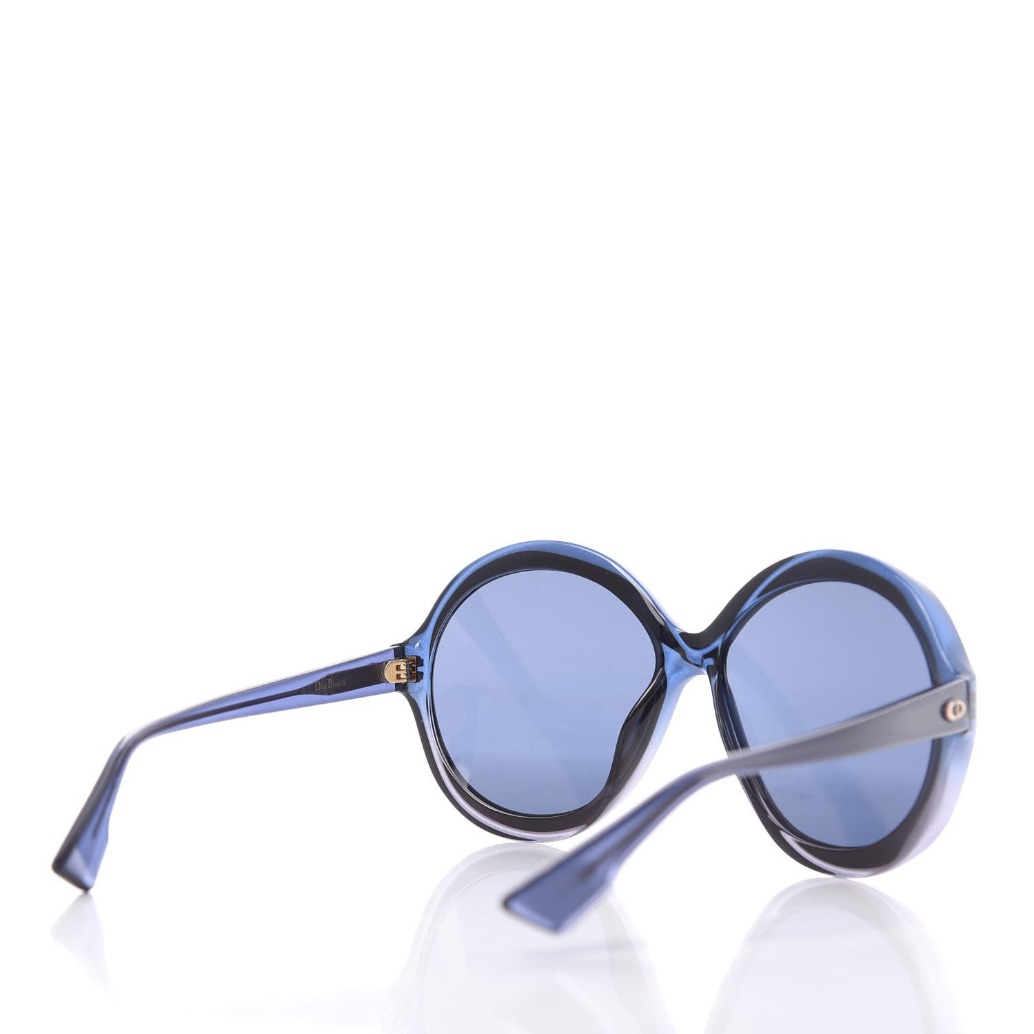 Christian Dior Acetate Bianca Sunglasses Blue 4 of 8