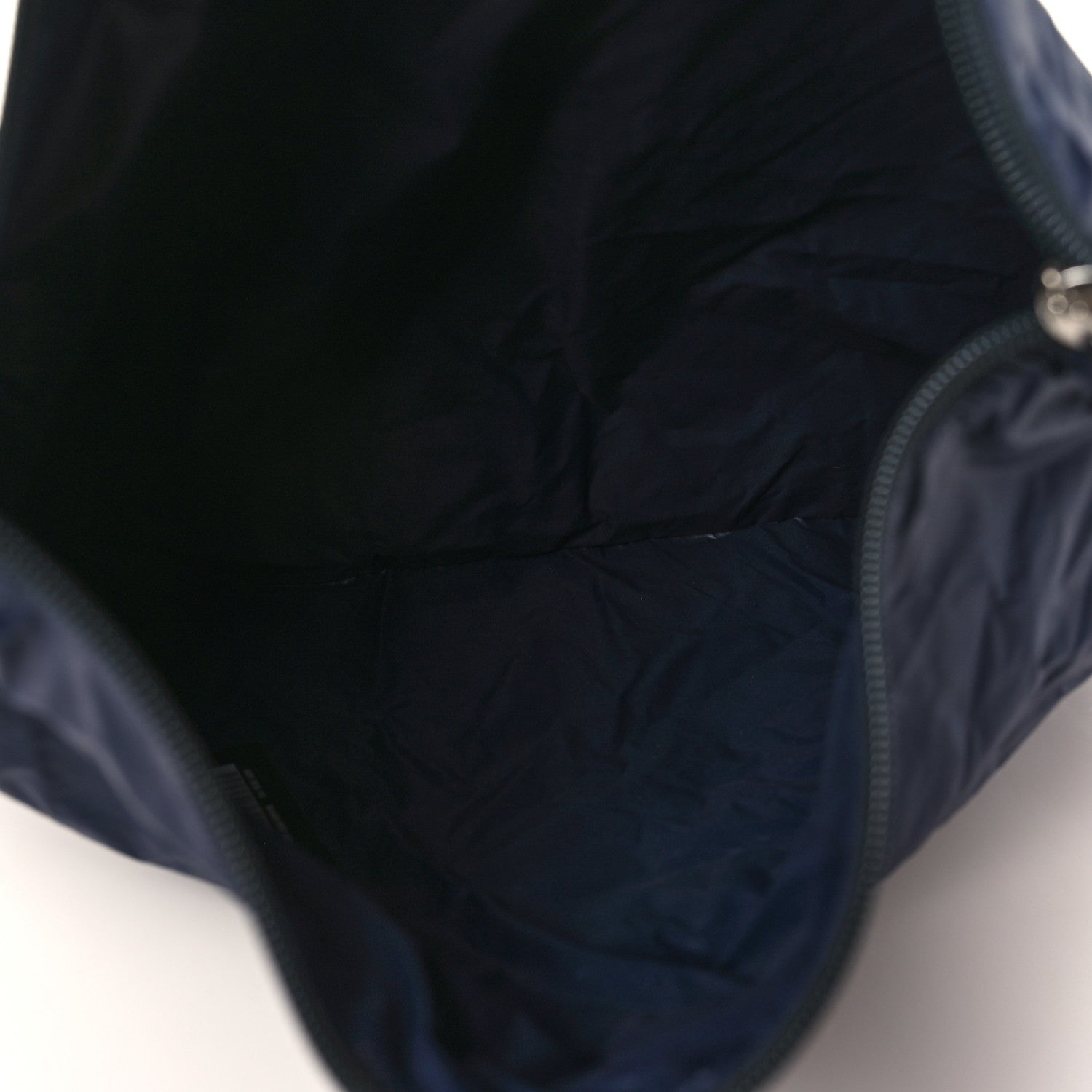 Prada Tessuto Nylon Flat Pouch Blue 5 of 9