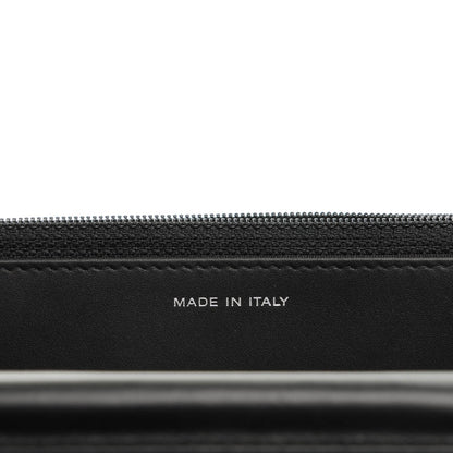 Chanel Iridescent Calfskin Camellia Embossed Wallet on Chain WOC Black 7 of 8