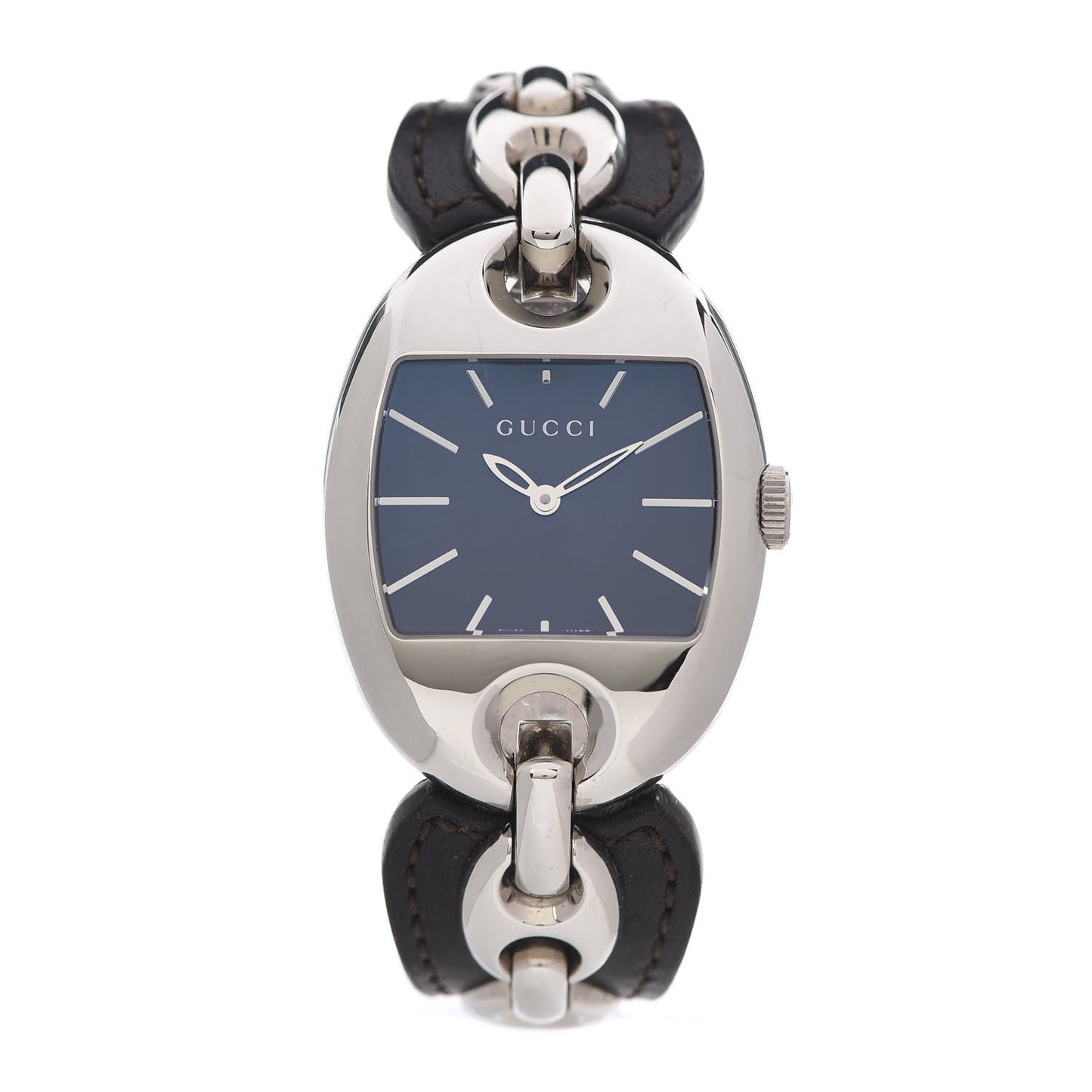 Stainless Steel Calfskin 32mm Marina Quartz Watch Black