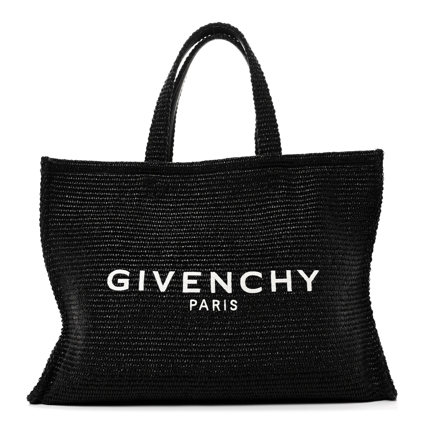 Raffia Medium G Tote Black