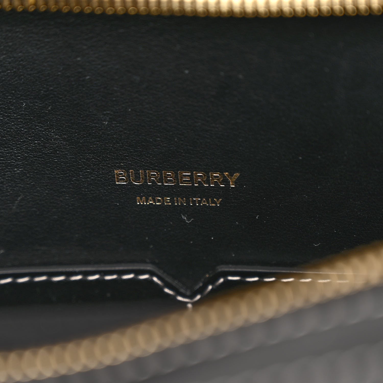 Burberry E-Canvas Check Calfskin Medium Catherine Tote Bag Dark Birch Brown 6 of 9