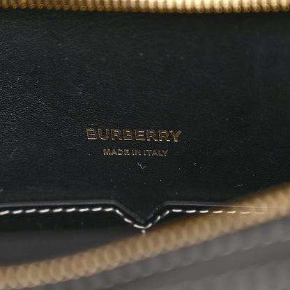 Burberry E-Canvas Check Calfskin Medium Catherine Tote Bag Dark Birch Brown 6 of 9