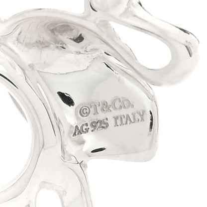Tiffany Sterling Silver Tsavorite Save the Wild Elephant Charm 3 of 4