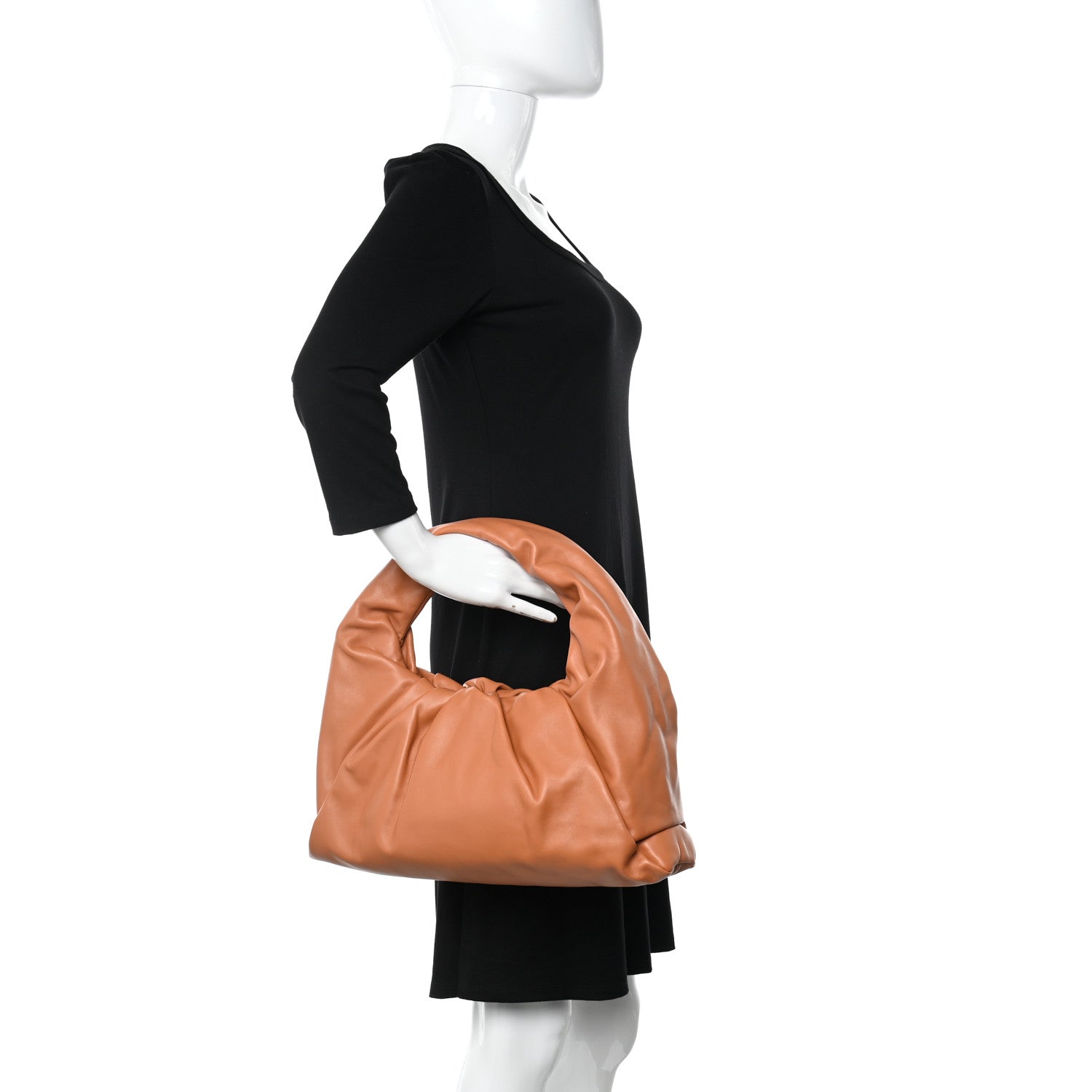 Bottega Veneta Smooth Butter Calfskin Small The Shoulder Pouch Clay 2 of 11