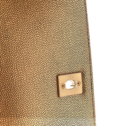 Chanel Metallic Caviar Quilted Small Coco Handle Flap Bronze 7 of 14