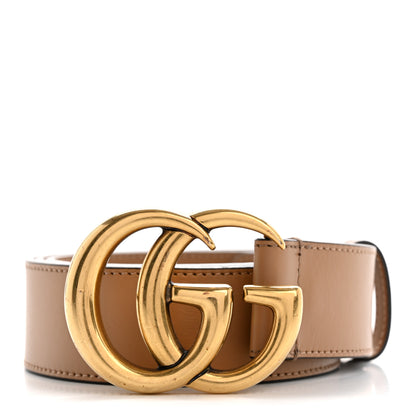 Gucci Calfskin Double G 40mm Belt 115 46 Tan 1 of 6