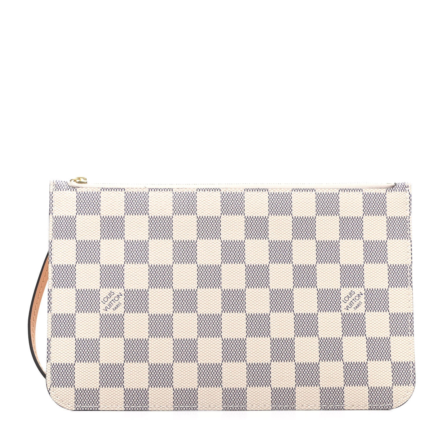 Louis Vuitton Damier Azur Braided Neverfull MM GM Pochette Pink 1 of 6