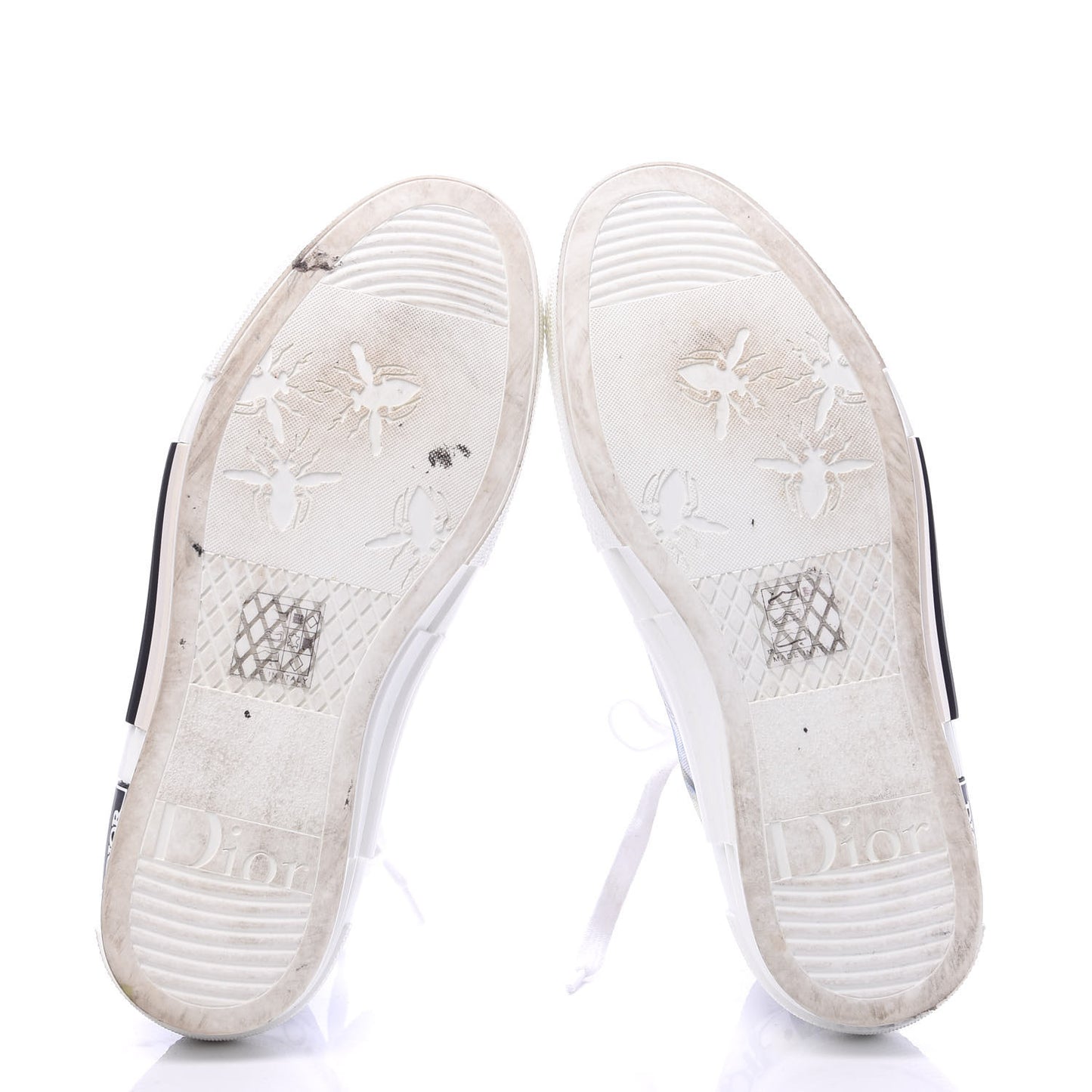 Canvas Oblique Womens B23 High Top Sneakers 40 White