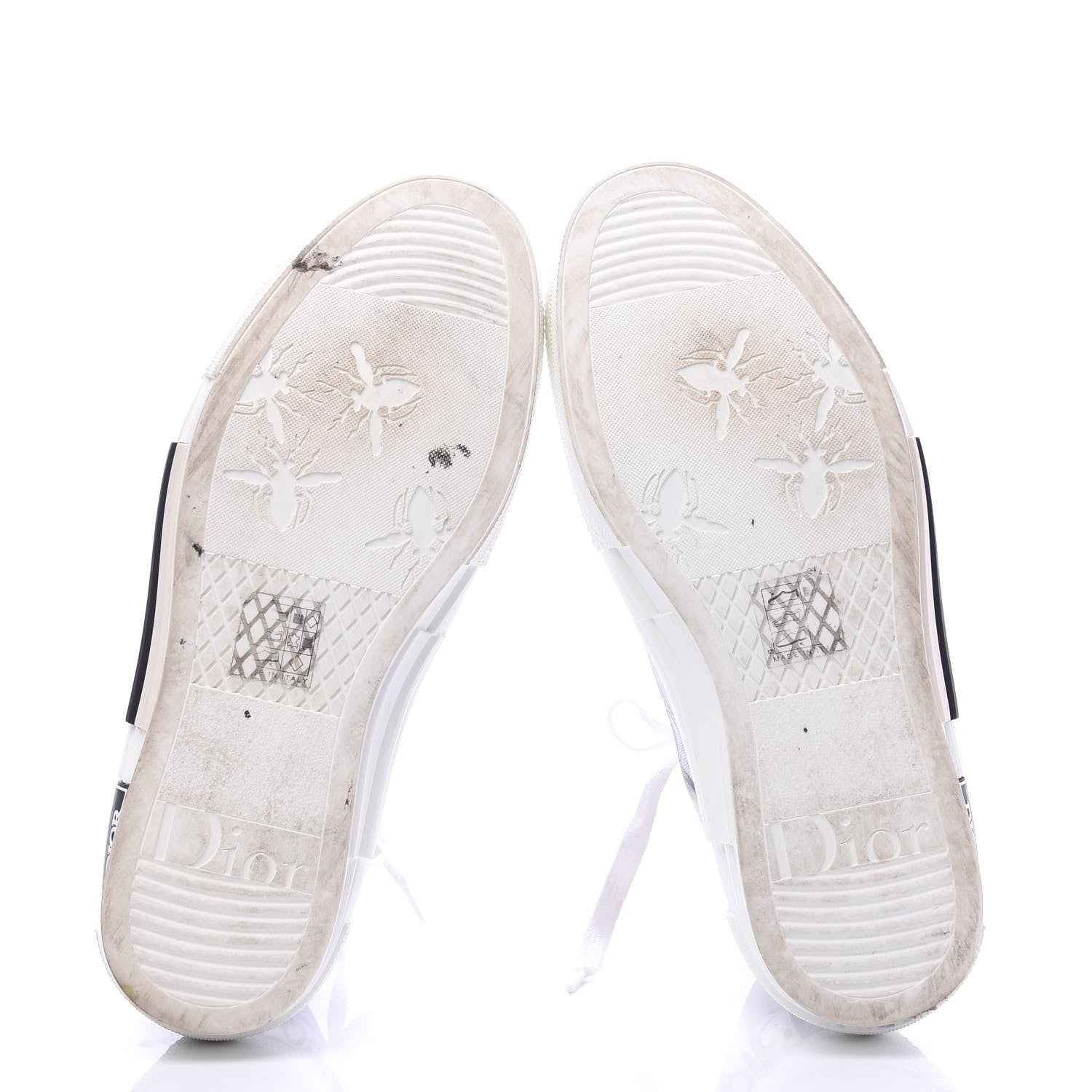 Christian Dior Canvas Oblique Womens B23 High Top Sneakers 40 White 6 of 9