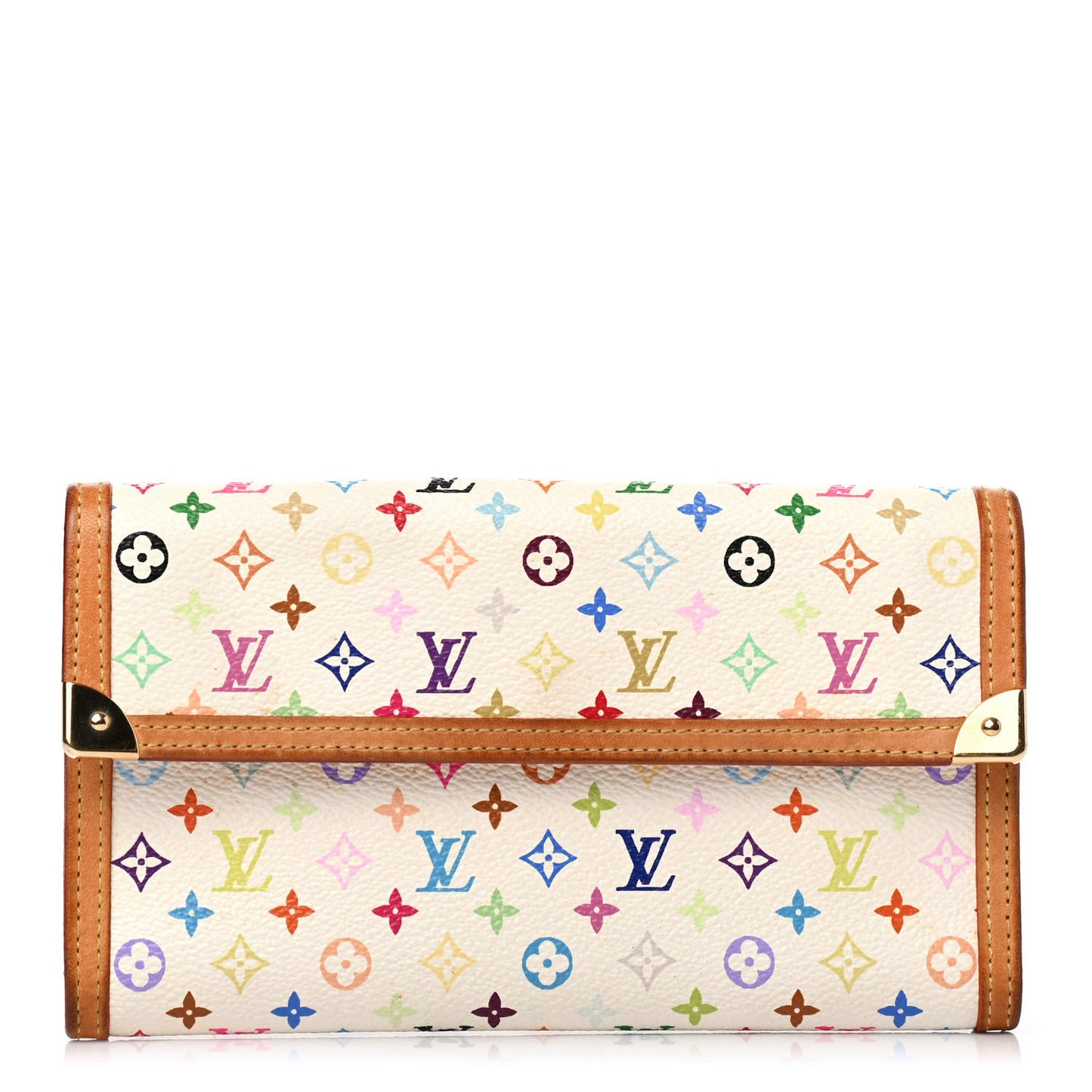 Monogram Multicolor Porte Tresor International Wallet White