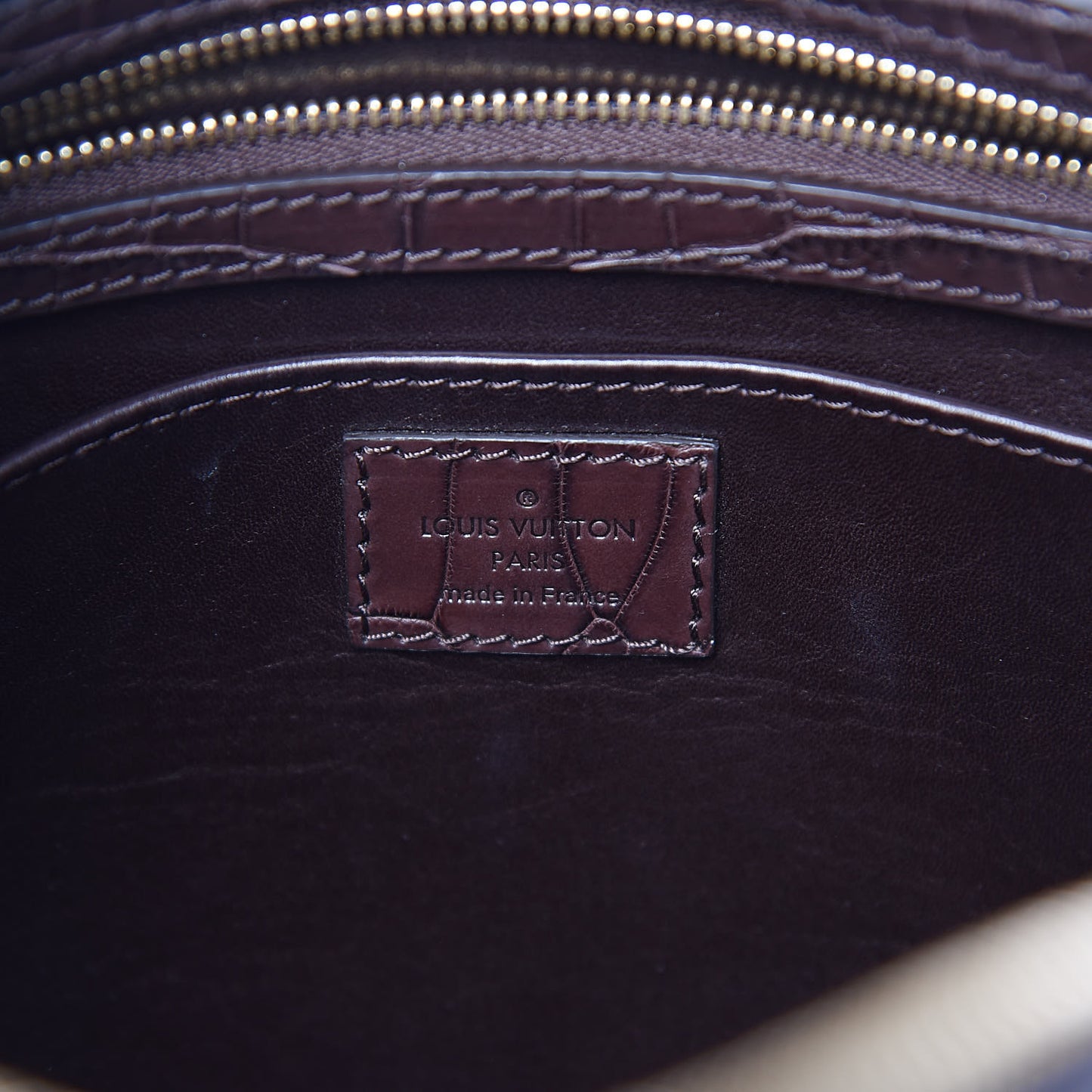 Matte Alligator SC Bag PM Chocolate