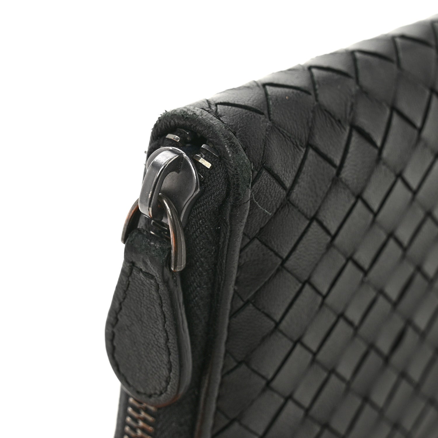 Bottega Veneta Nappa Intrecciato Zip Around Wallet Black 8 of 11