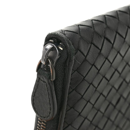 Bottega Veneta Nappa Intrecciato Zip Around Wallet Black 8 of 11