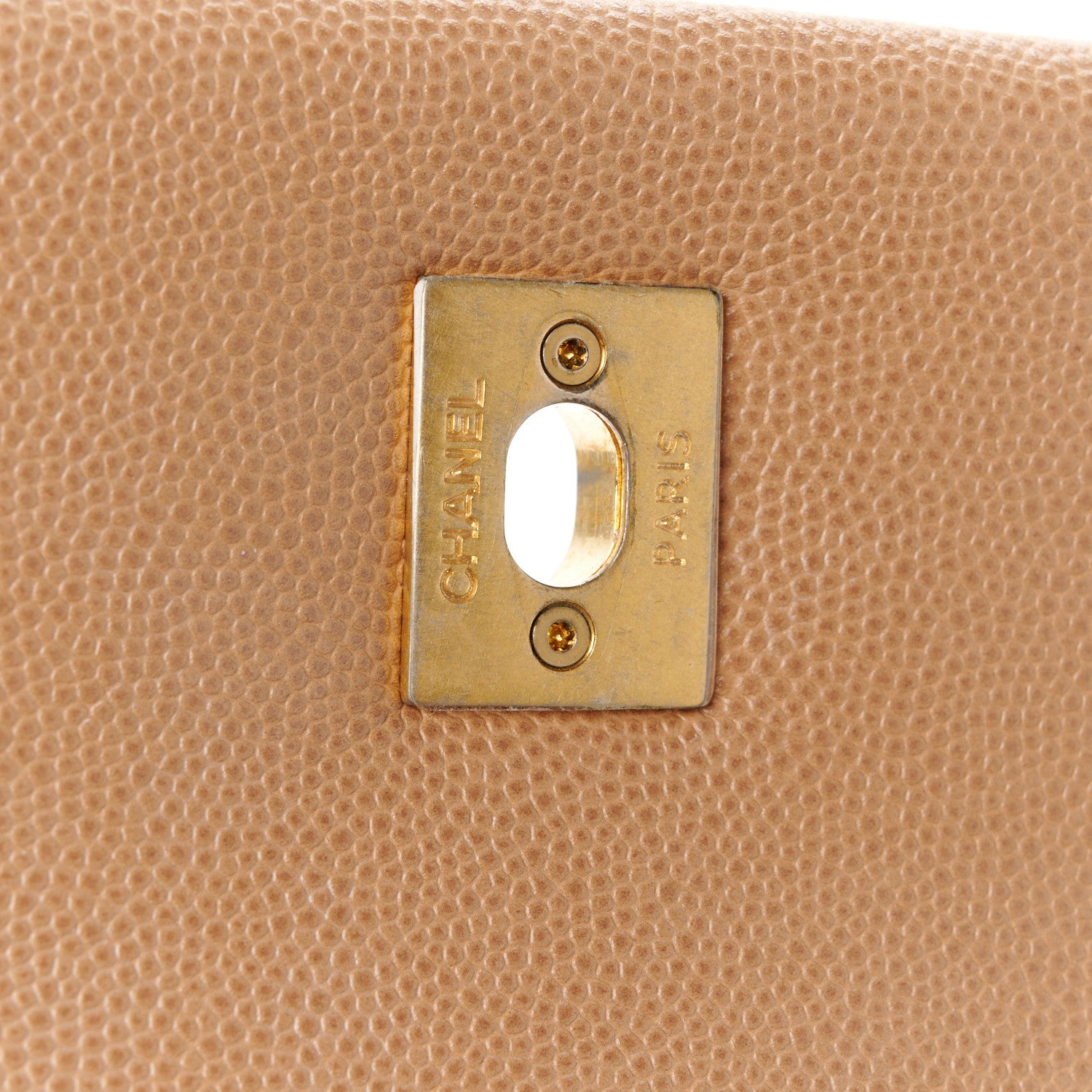 Chanel Caviar Lizard Embossed Quilted Small Coco Handle Flap Dark Beige 7 of 11