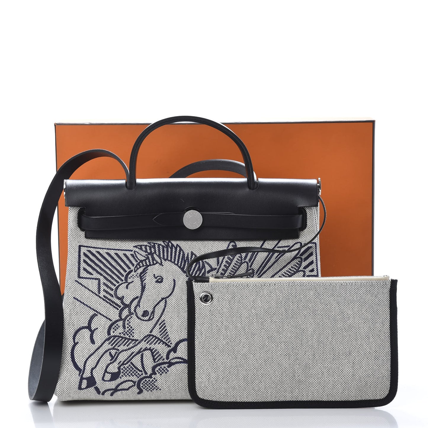 Vache Hunter Toile Pegase Pop Herbag Zip Retourne 31 PM Bleu Indigo