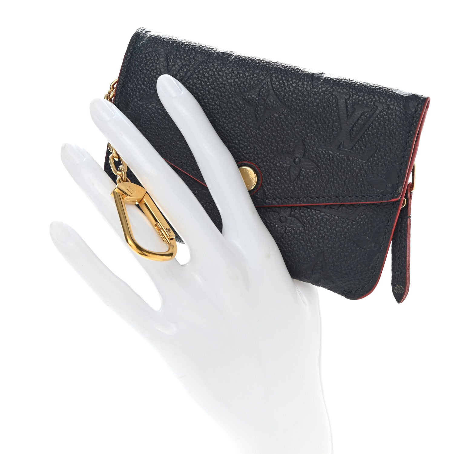 Louis Vuitton Empreinte Key Pouch Marine Rouge 2 of 7