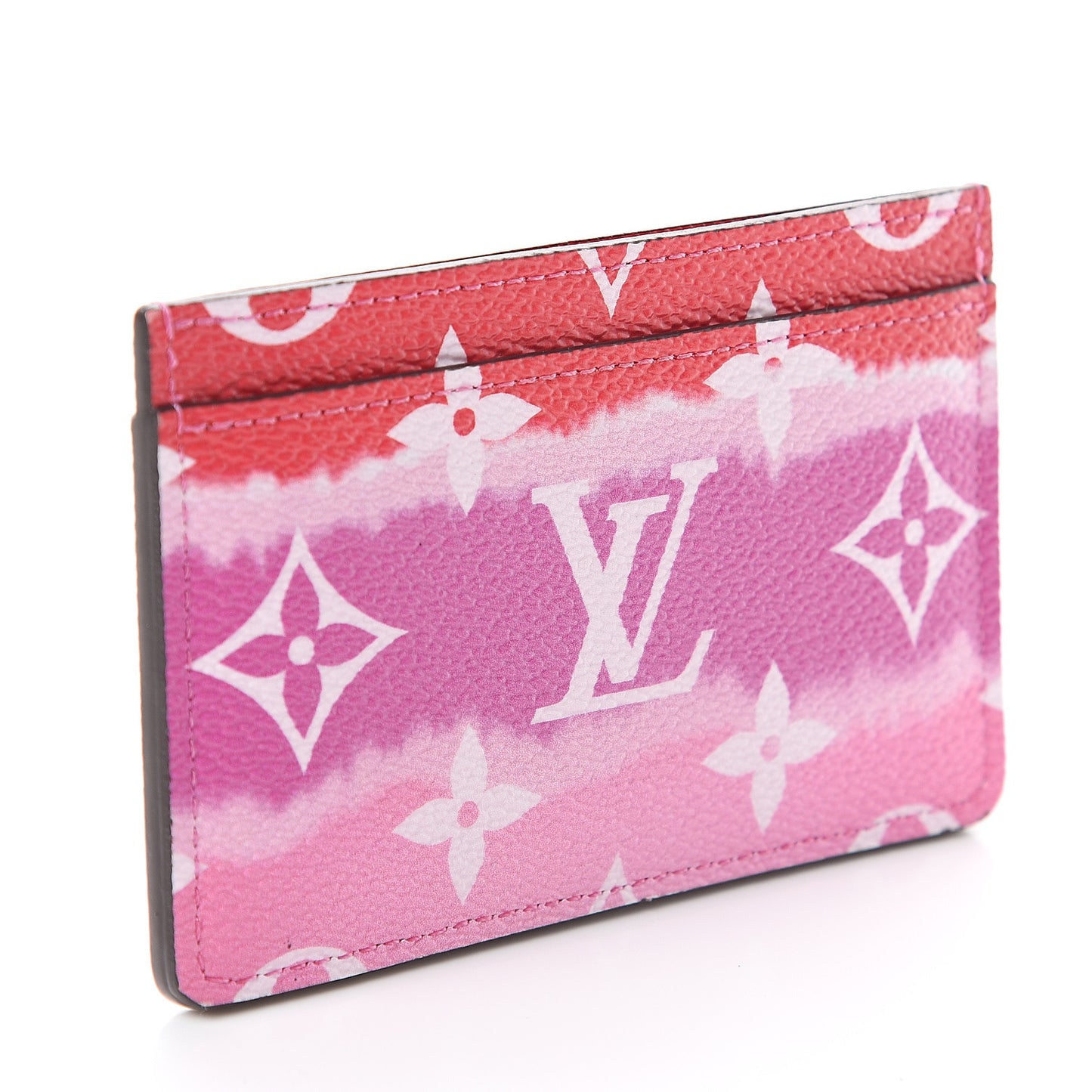 Monogram Escale Card Holder Rouge