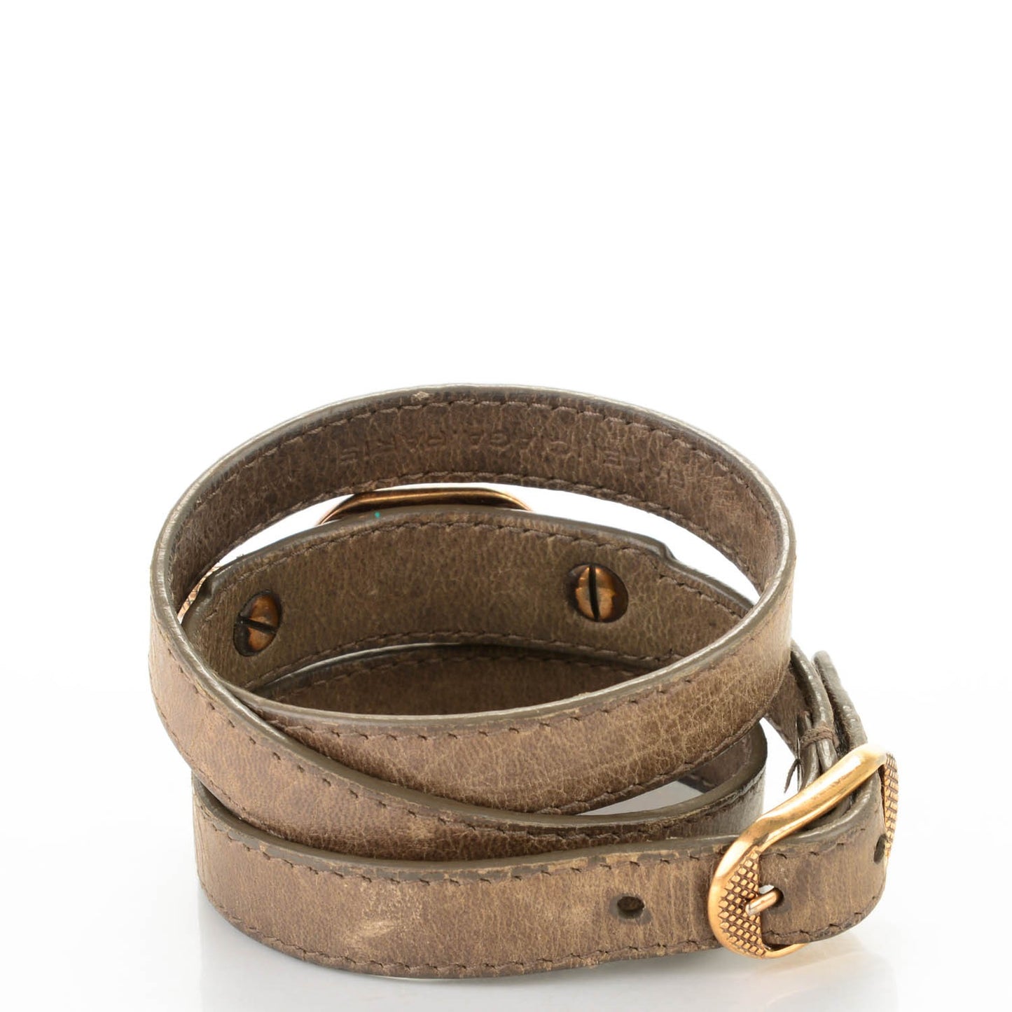 Agneau Giant 12 Rose Triple Tour Bracelet Cumin