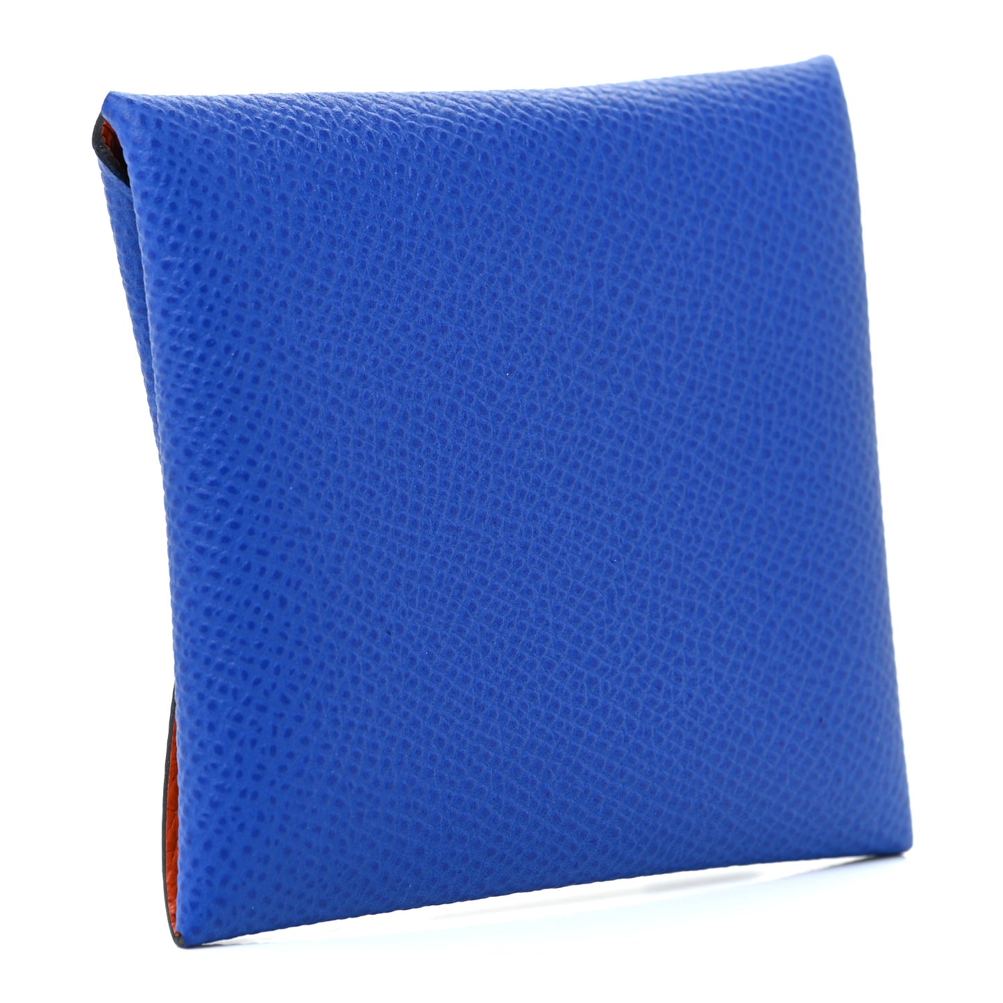 Epsom Bastia Verso Coin Purse Bleu France Orange