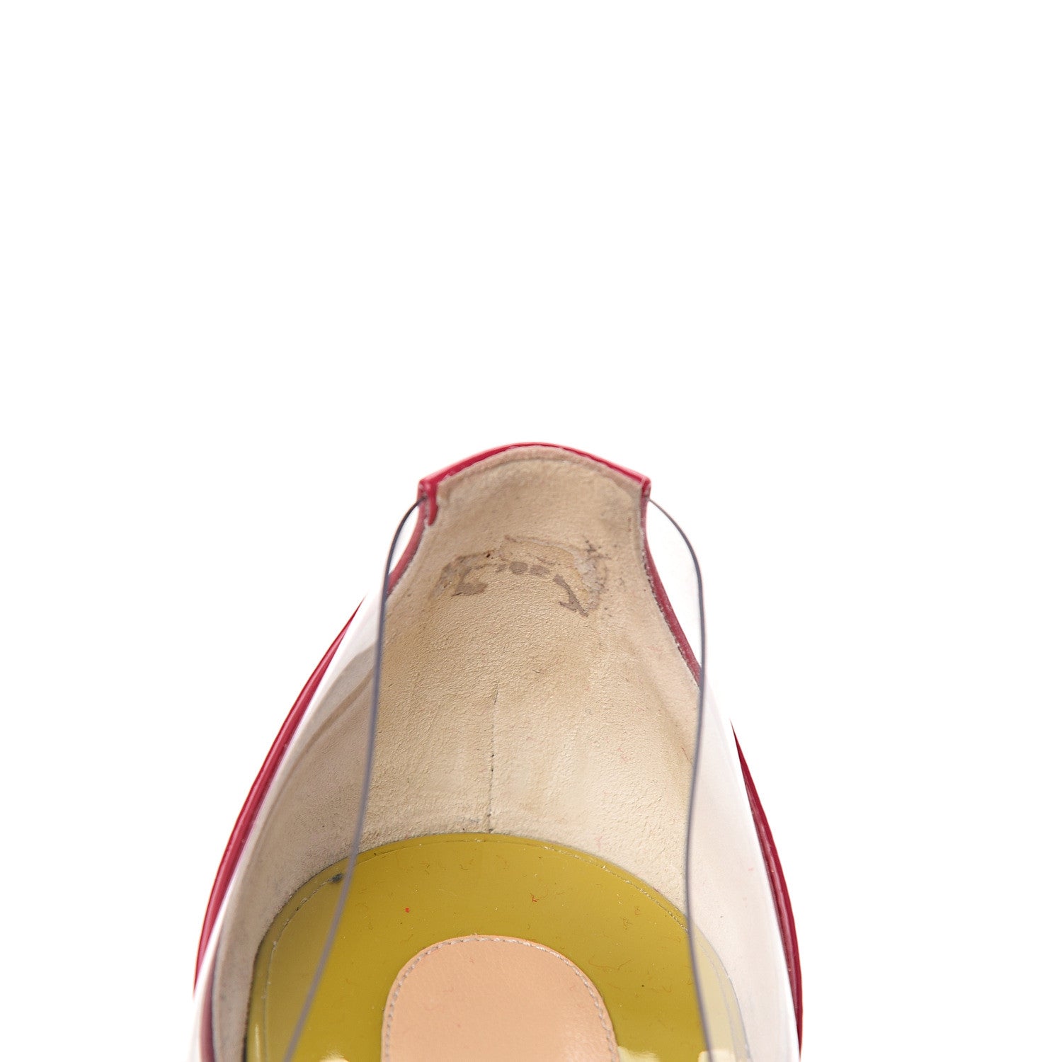 Christian Louboutin Patent PVC Debout 100 Pumps 35 Version Riviera 9 of 9