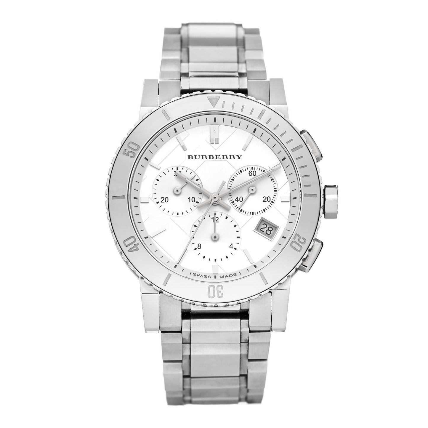 Stainless Steel 38mm Chronograph Quartz Watch BU9700