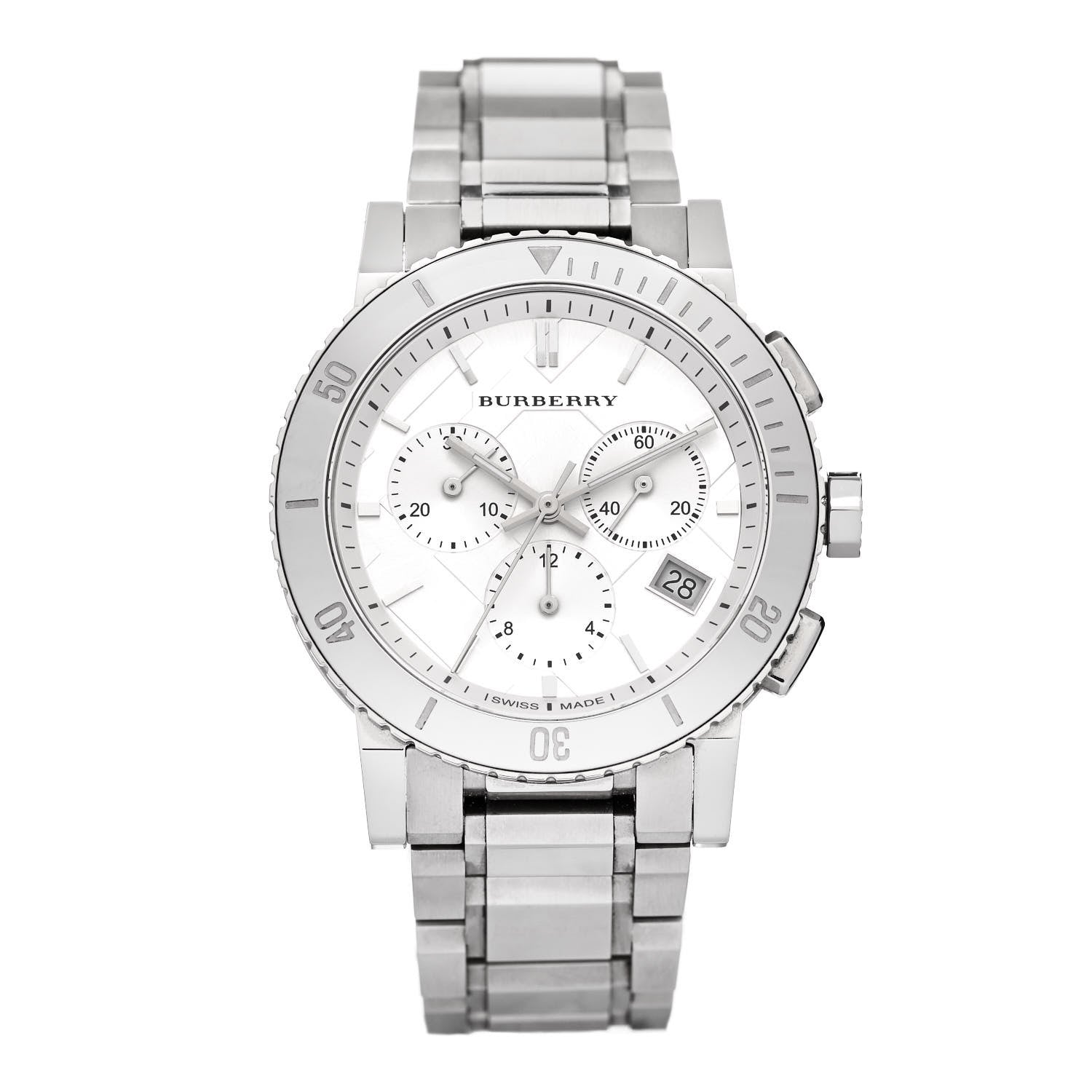 Burberry Stainless Steel 38mm Chronograph Quartz Watch BU9700 1 of 5