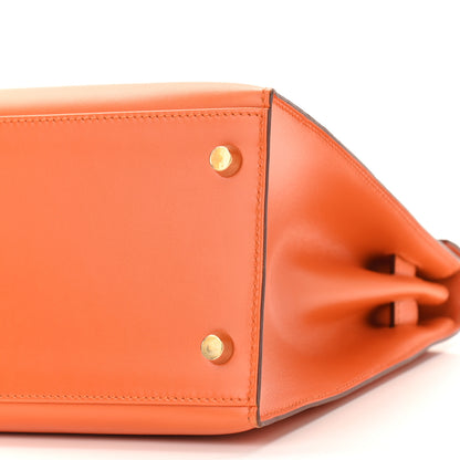 Hermes Box Kelly Sellier 28 Orange 11 of 19