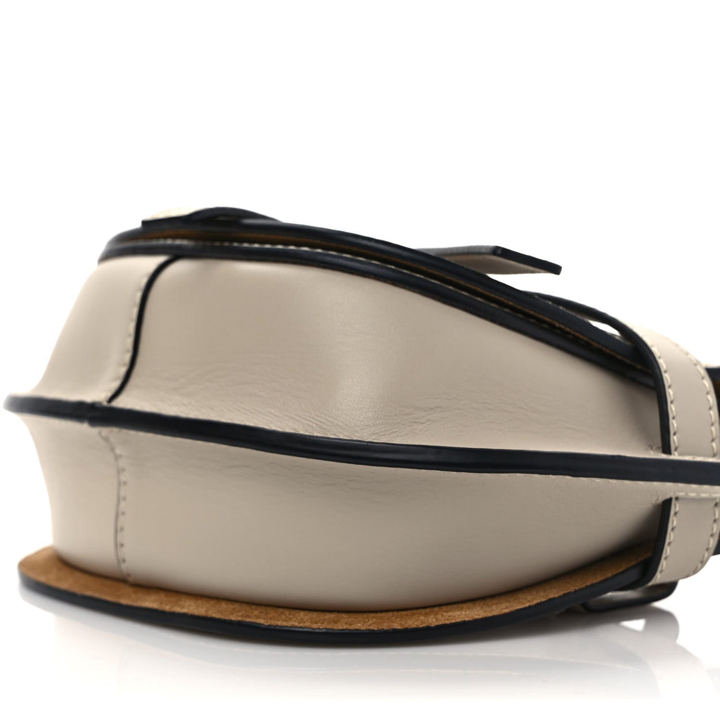 Calfskin Mini Gate Belt Bag Sand