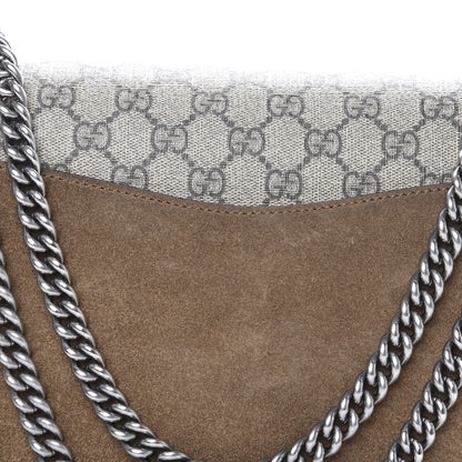 Gucci GG Supreme Monogram Medium Dionysus Shoulder Bag Taupe 10 of 14