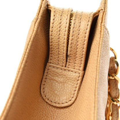 Chanel Caviar Shoulder Bag Beige 8 of 12