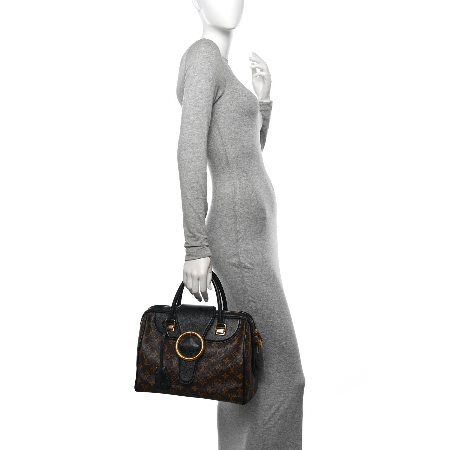 Louis Vuitton Monogram Golden Arrow Speedy Black 2 of 12