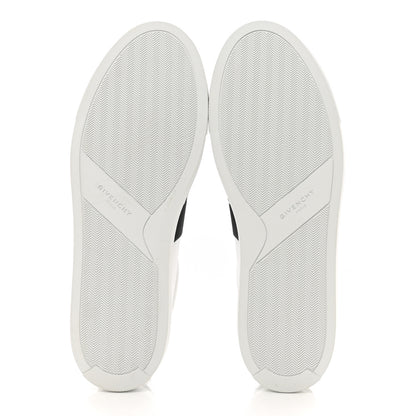 Givenchy Calfskin Band Logo Mens Urban Street Sneakers 45 White Black 5 of 9