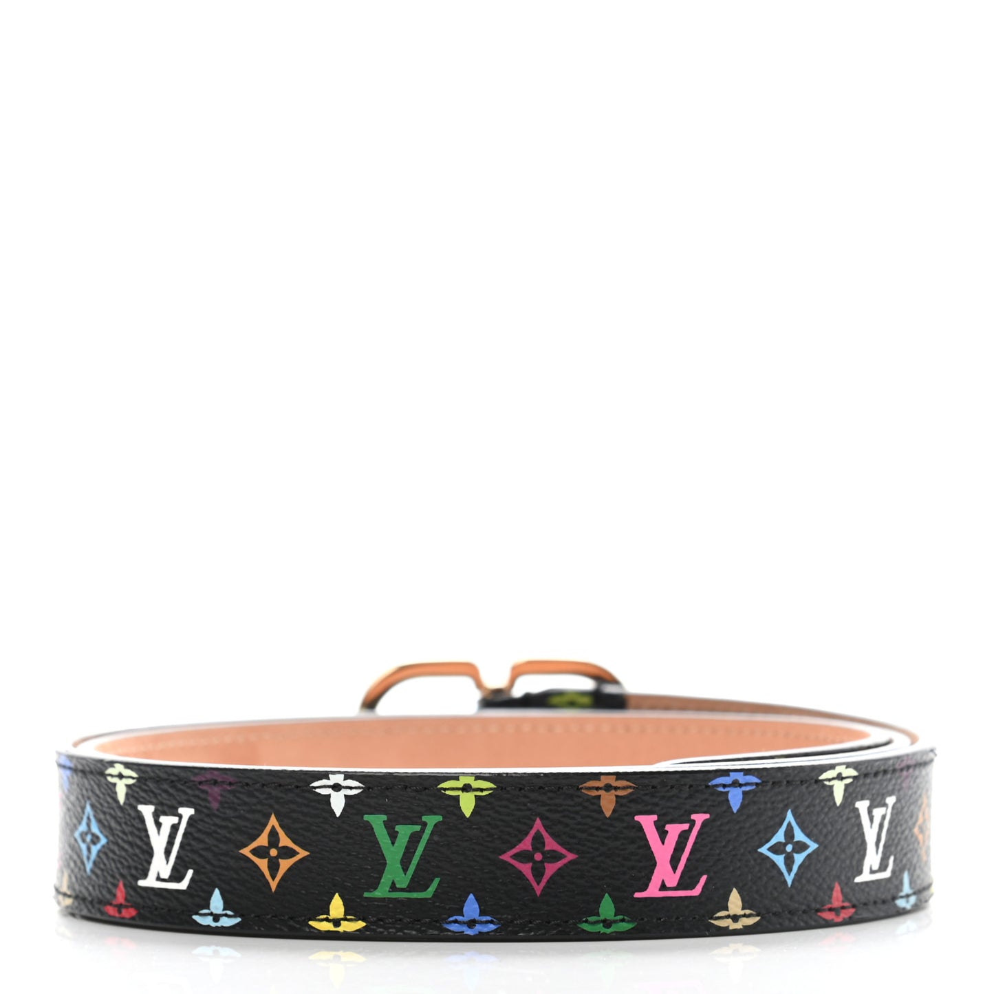 Monogram Multicolor 30mm Belt 85 34 Black