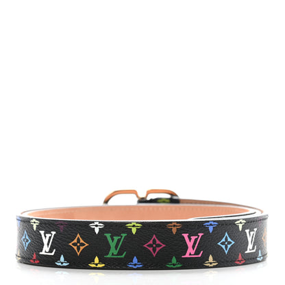 Louis Vuitton Monogram Multicolor 30mm Belt 85 34 Black 2 of 7