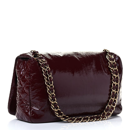 Chanel Vinyl Rock and Chain Medium Flap Bordeaux 2 of 4