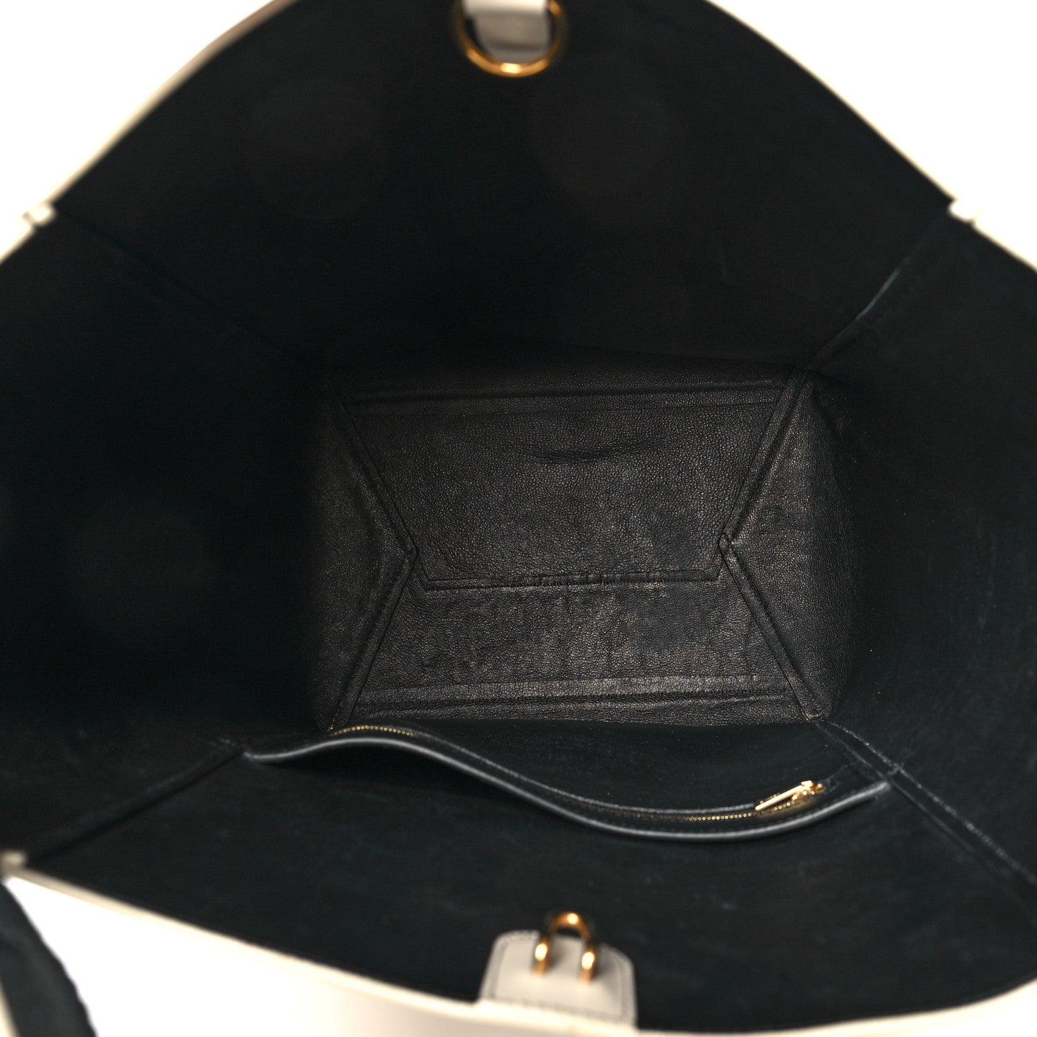 Celine Supersoft Calfskin Sangle Bucket Bag White 5 of 14