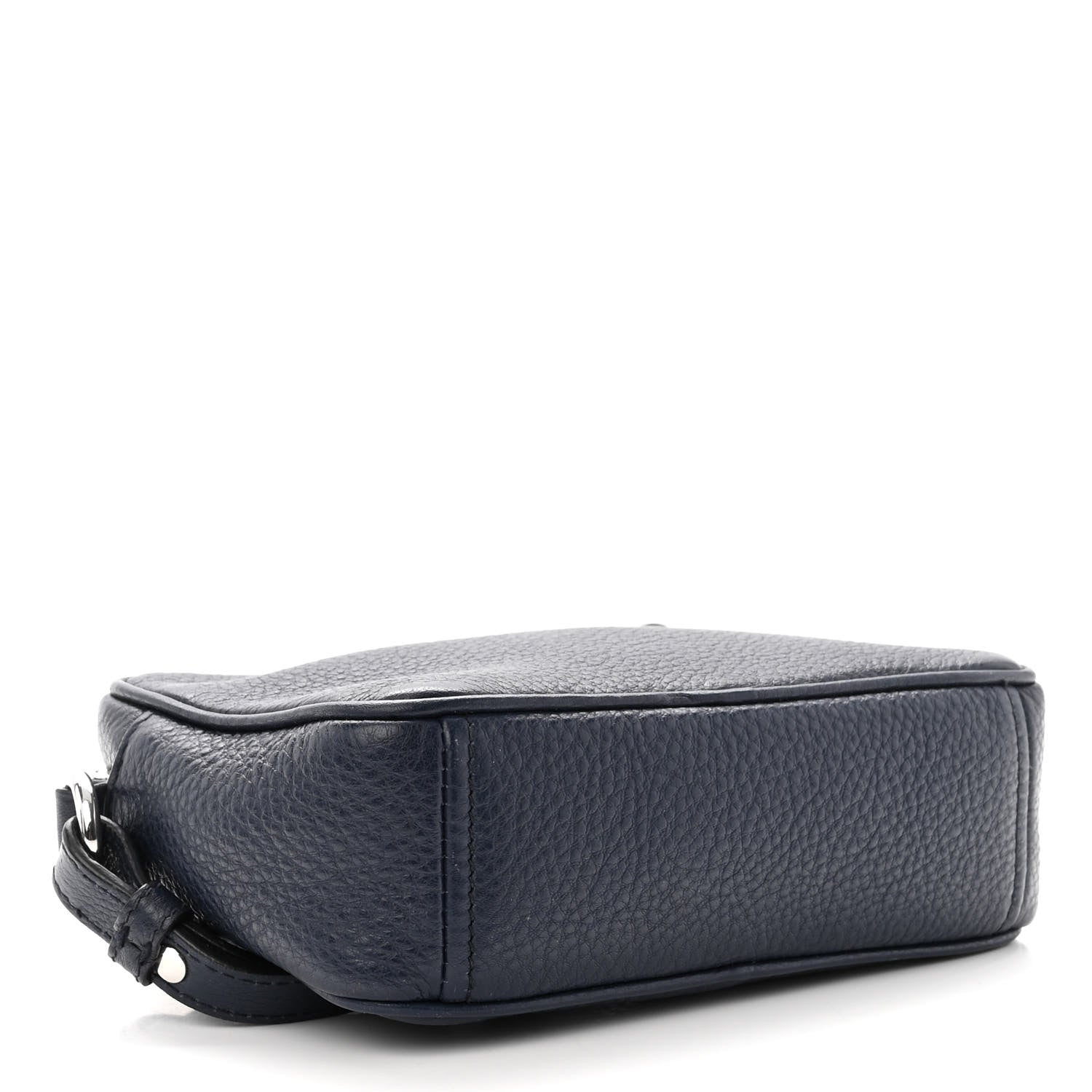 Prada Vitello Daino Mini Camera Crossbody Bag Blue 3 of 8