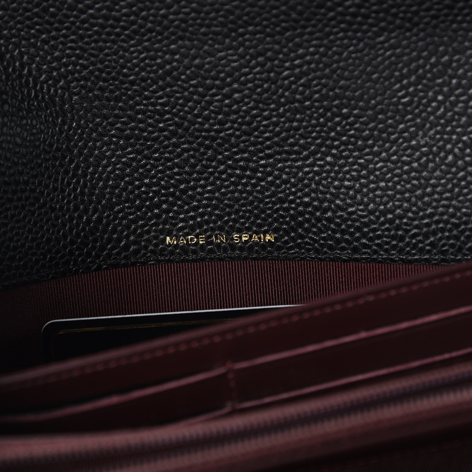Chanel Caviar Quilted Large Flap Wallet Black 6 of 7