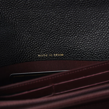 Chanel Caviar Quilted Large Flap Wallet Black 6 of 7