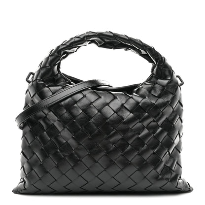 Bottega Veneta Calfskin Intrecciato Mini Hop Black 1 of 10