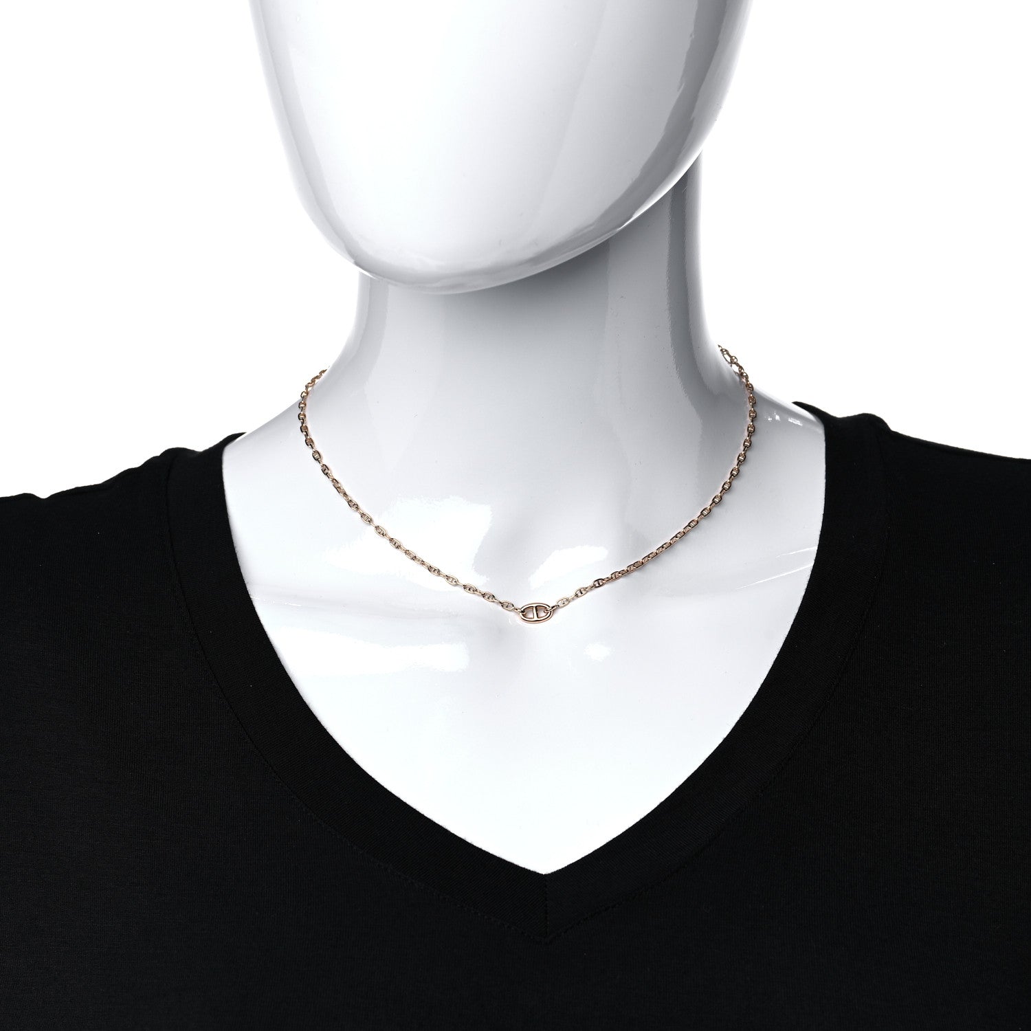 Hermes 18K Rose Gold TPM Farandole Pendant Necklace SH 2 of 5
