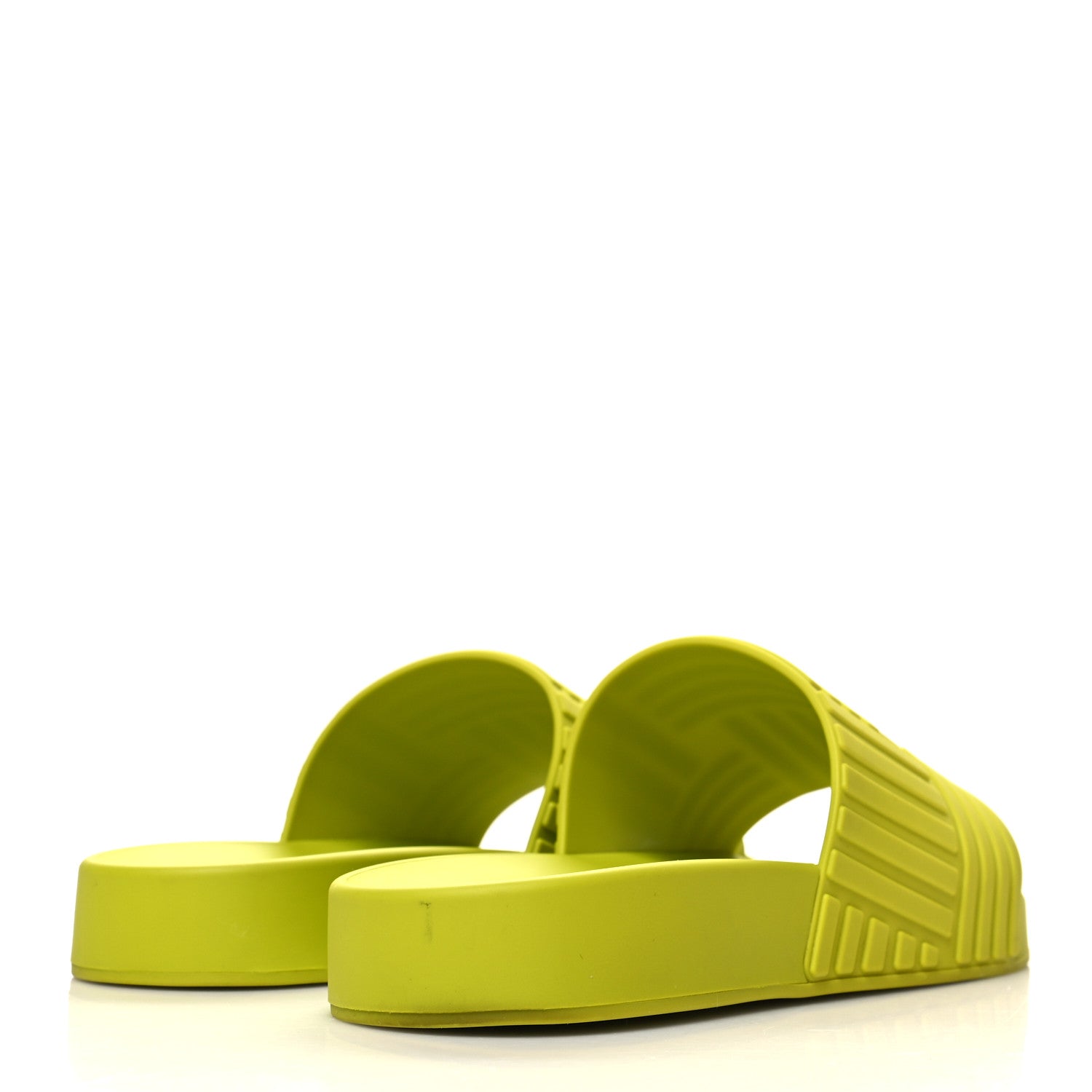 Bottega Veneta Rubber Carpet Slider Sandals 38 Kiwi 4 of 7